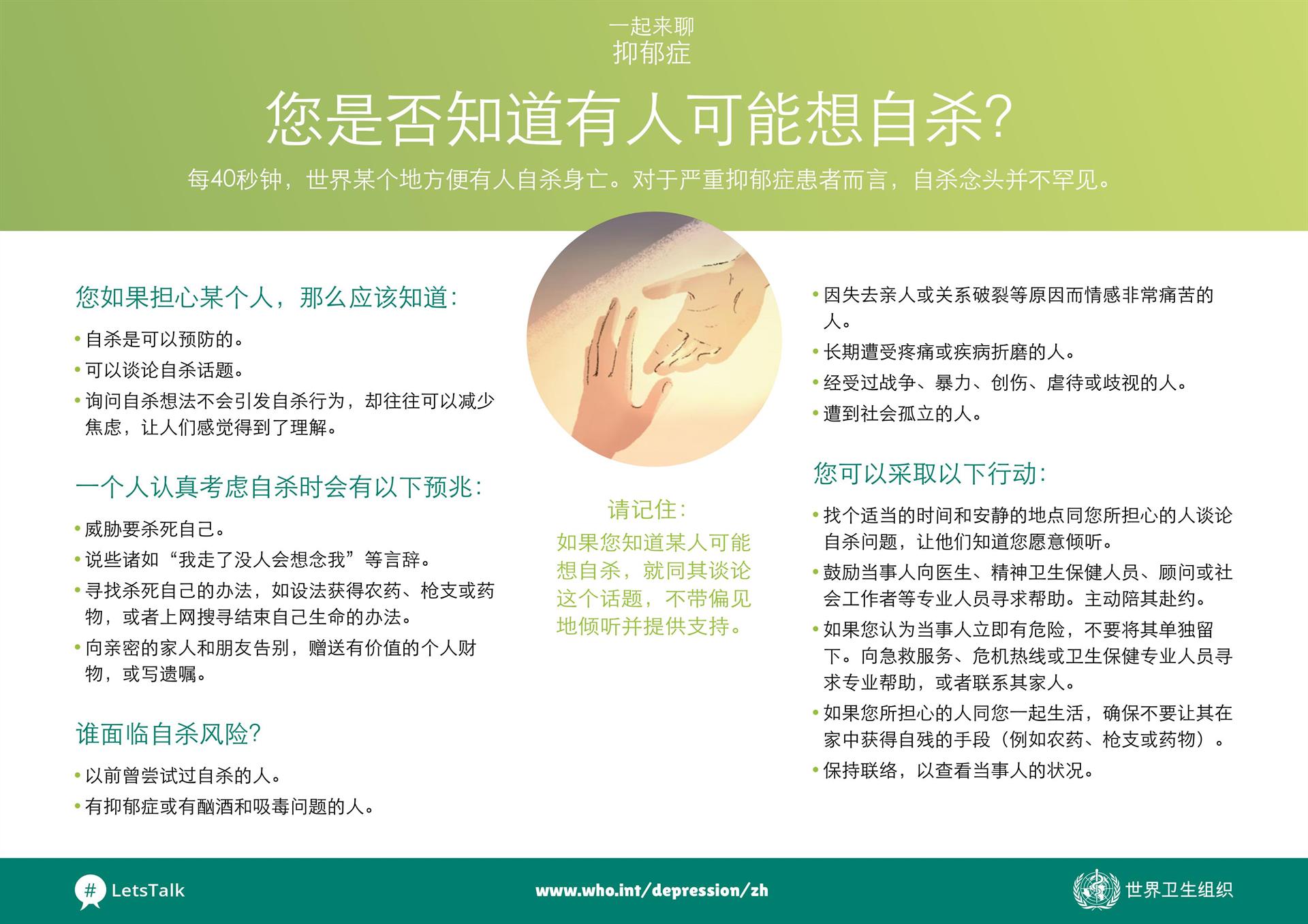 Let's Talk: Suicide Prevention