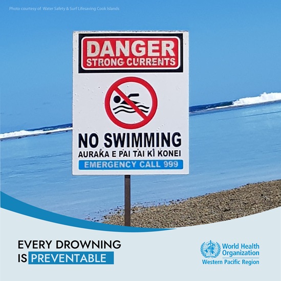 Poster on every drowning is preventable